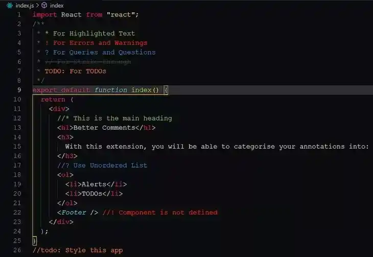 Better-Comments-VS-Code-Extension-Example